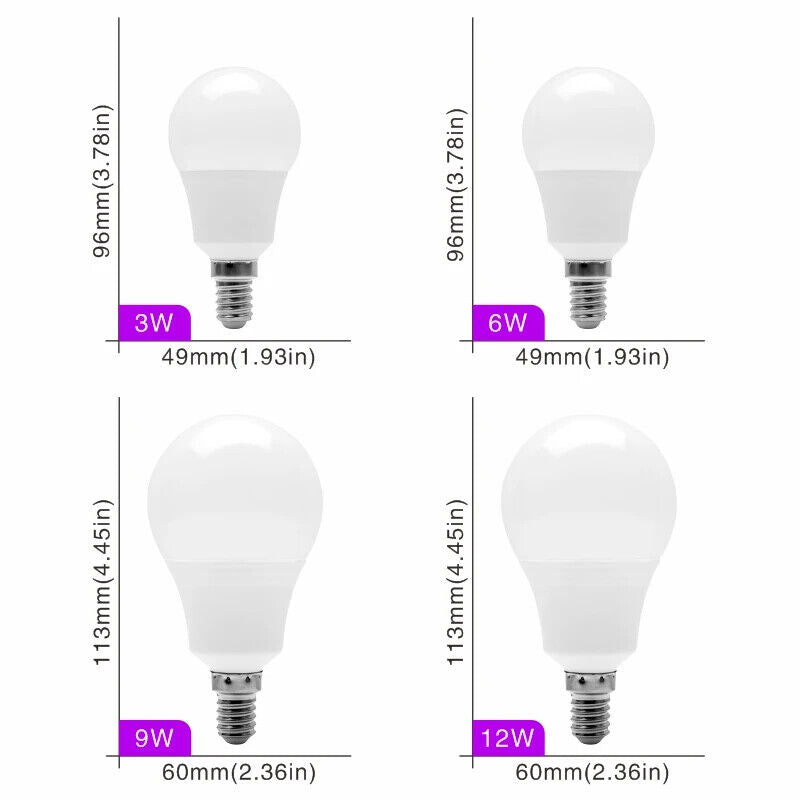 E27 E14 Led-Birne Glühbirne Warmweiß Kaltweiß 20 W 18 W 15 W 12 W 9 W 6 W 3 W