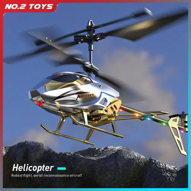 RC Hubschrauber Mit Licht ferngesteuerter Helikopter Fliegendes Kinderspielzeug 