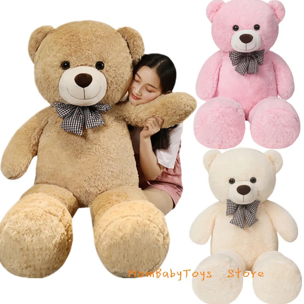 Teddybär 105Cm groß Stofftier niedlicher weicher Teddybär Plüschtier Kuscheltier
