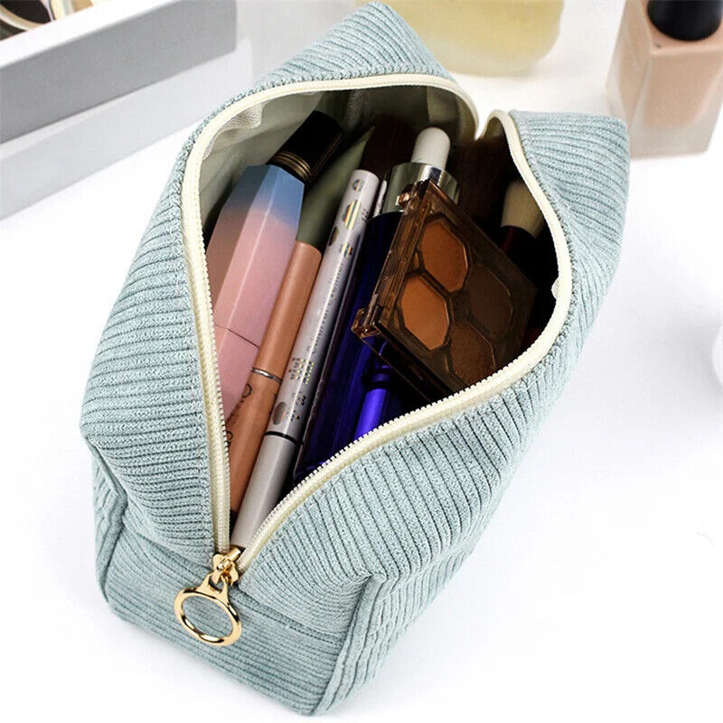 HABO Cord Kosmetik Beutel Make Up Waschtasche Kultur Tasche Geldbörse Frauen