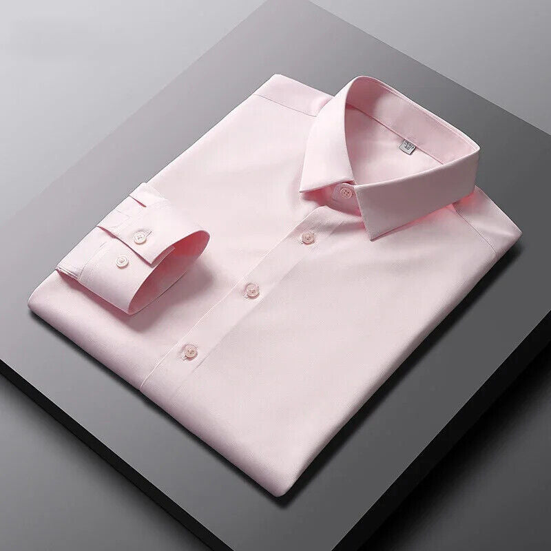 Business Hemden Business Casual Lang Arm Hemd Herren Antifalten Material premium