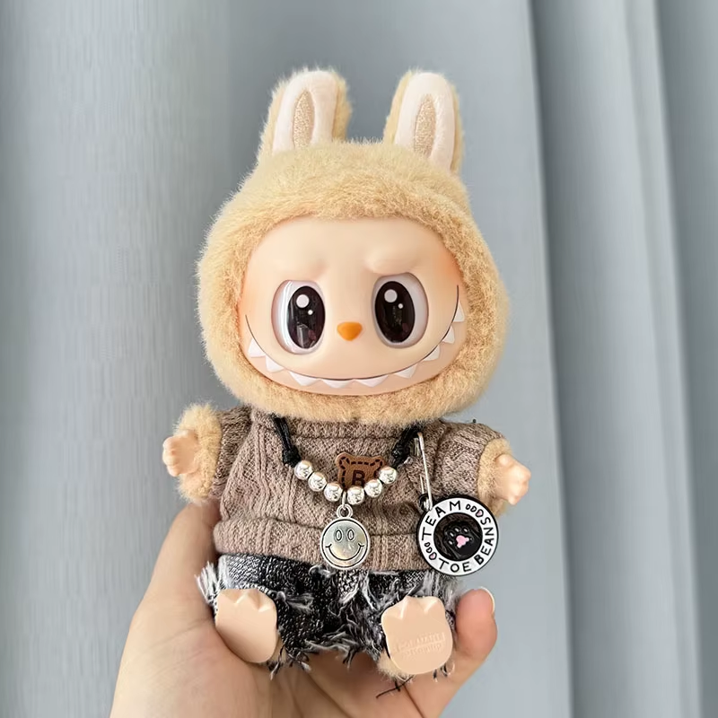 Mini Plüsch Puppe Kleidung Outfit Geschenk für Mädchen 