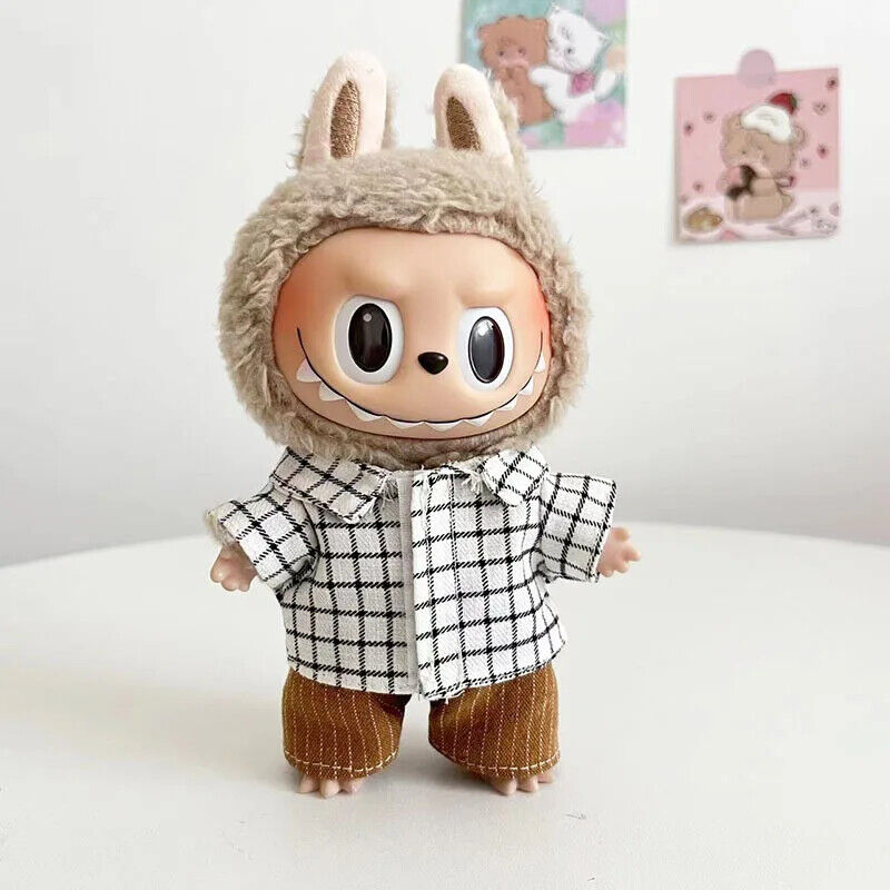 Nette Mini Plüsch Puppe Kleidung Outfit Zubehör für Idolpuppen