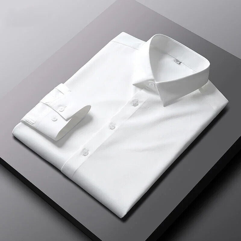 Business Hemden Business Casual Lang Arm Hemd Herren Antifalten Material premium