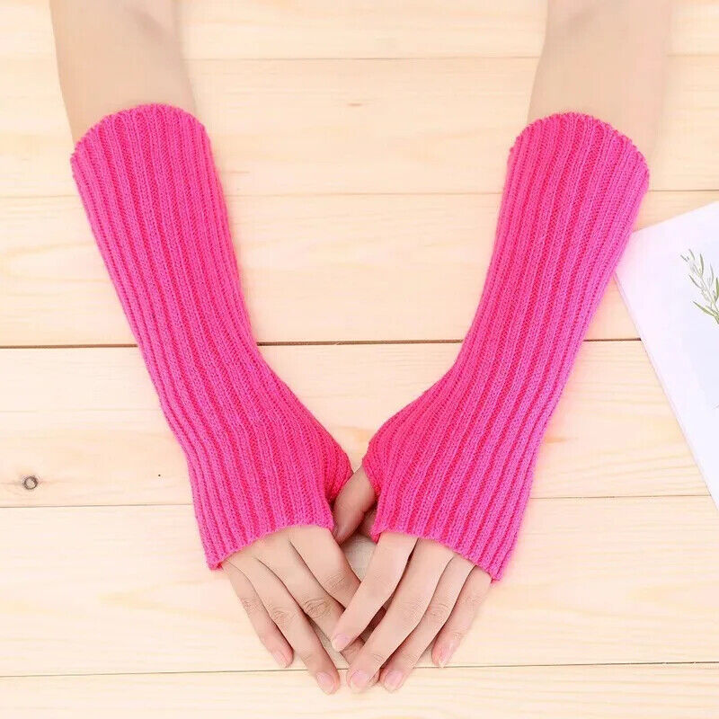 HABO 30 Cm Fingerlose Handschuhe Hand Stulpen Frauen Winter Warm Gestrickt Korea