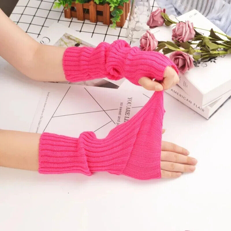 HABO 30 Cm Fingerlose Handschuhe Hand Stulpen Frauen Winter Warm Gestrickt Korea