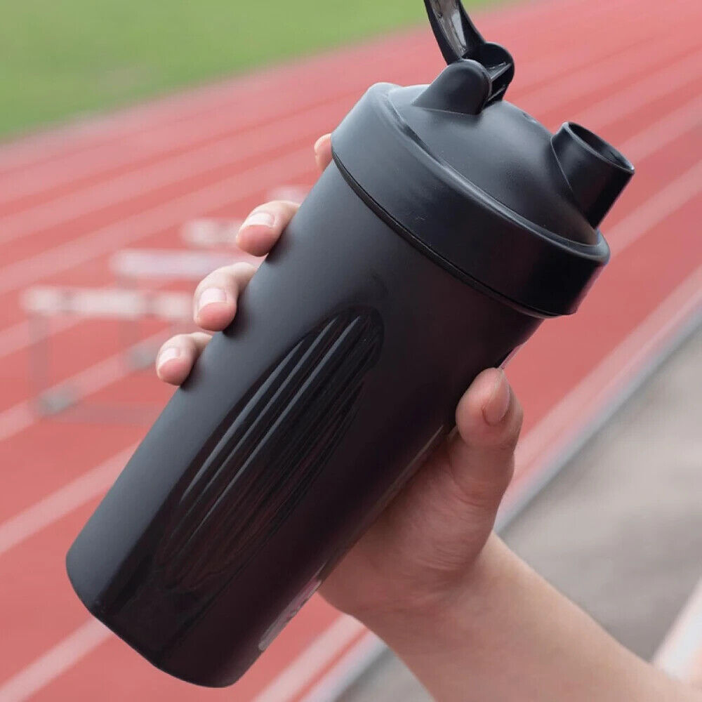 HABO 600Ml Shaker Flasche Protein Gym Fitnessstudio Fitness Sport Schwarz