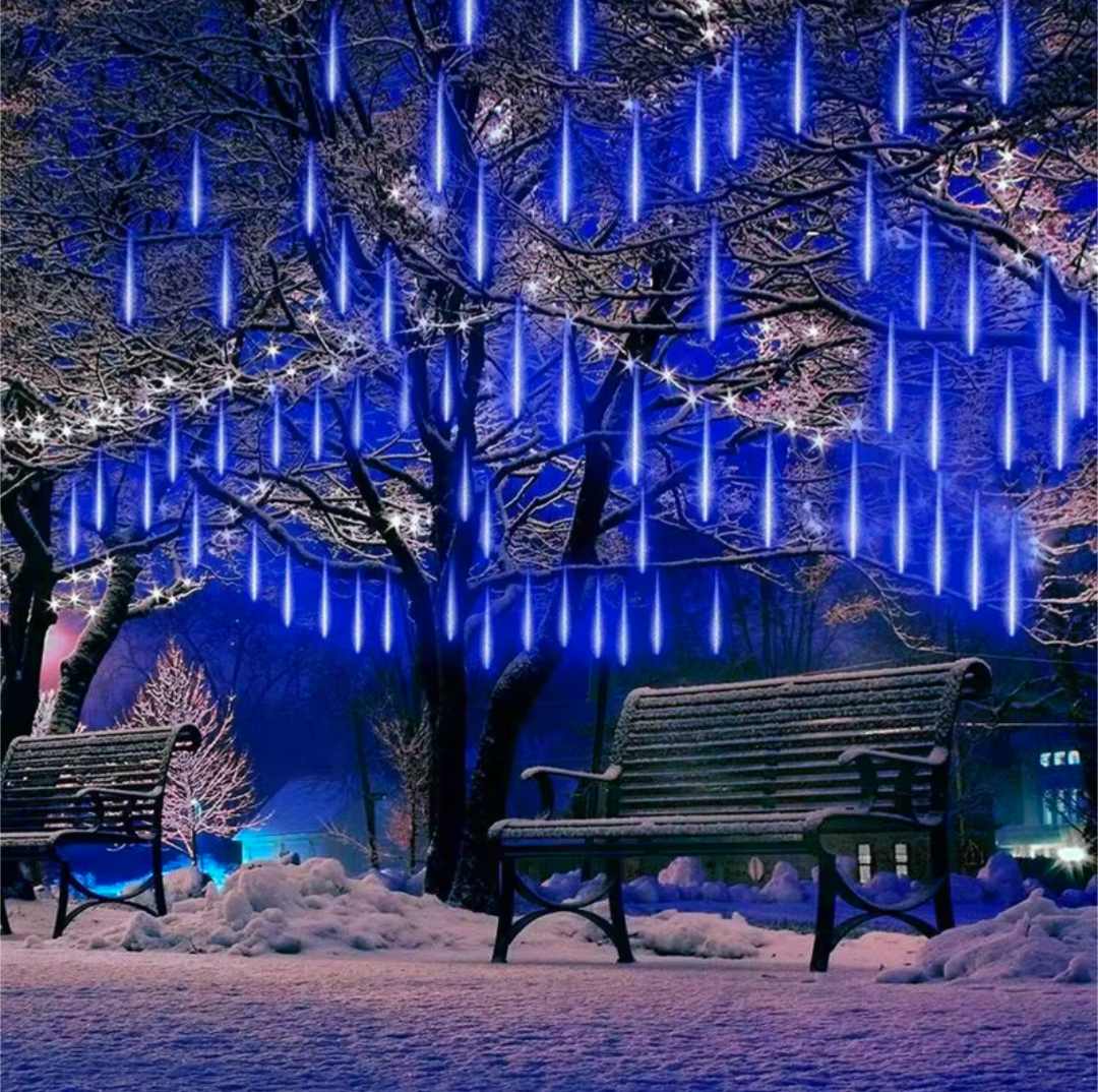 Meteor Tropflichter LED Outdoor Weihnachten Regentropfen Licht 8 Stück wasserfes