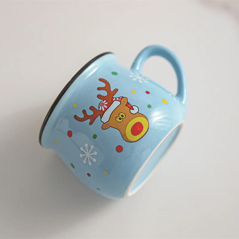 Keramik Tassen niedliche Kaffeetassen Dekoration Kaffeetasse Weihnachtsgeschenk
