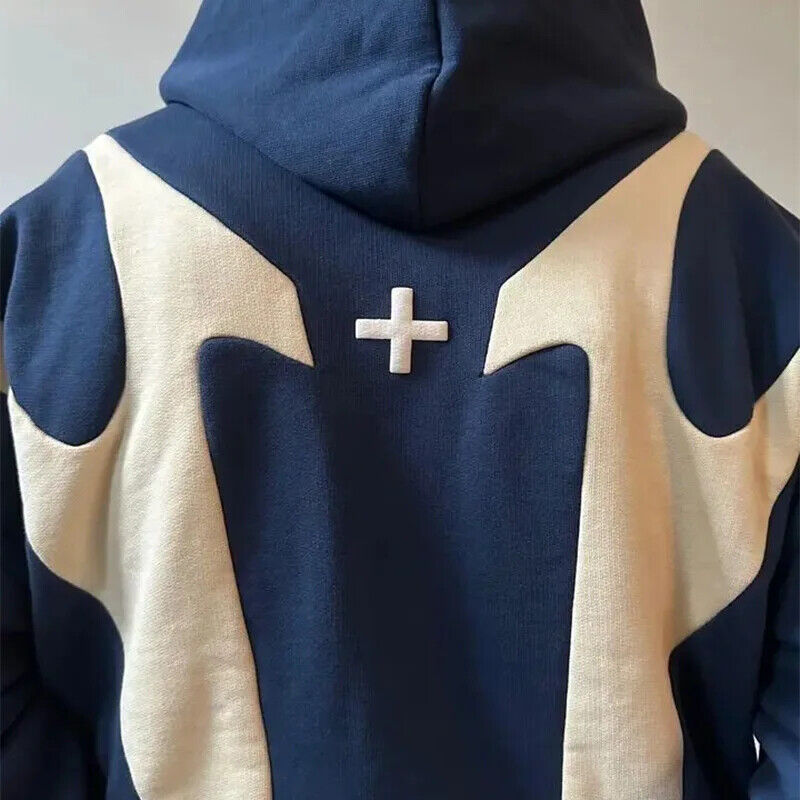 HABO American Retro Hoodie –  Harajuku Style, Paar Reißverschluss Sweatshirt