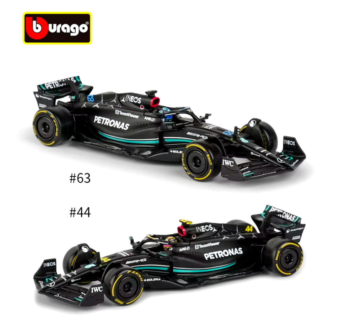 Mercedes AMG 2023 W14 E 1:43 Modell Detailgetreu Auto Modell Car Formel 1