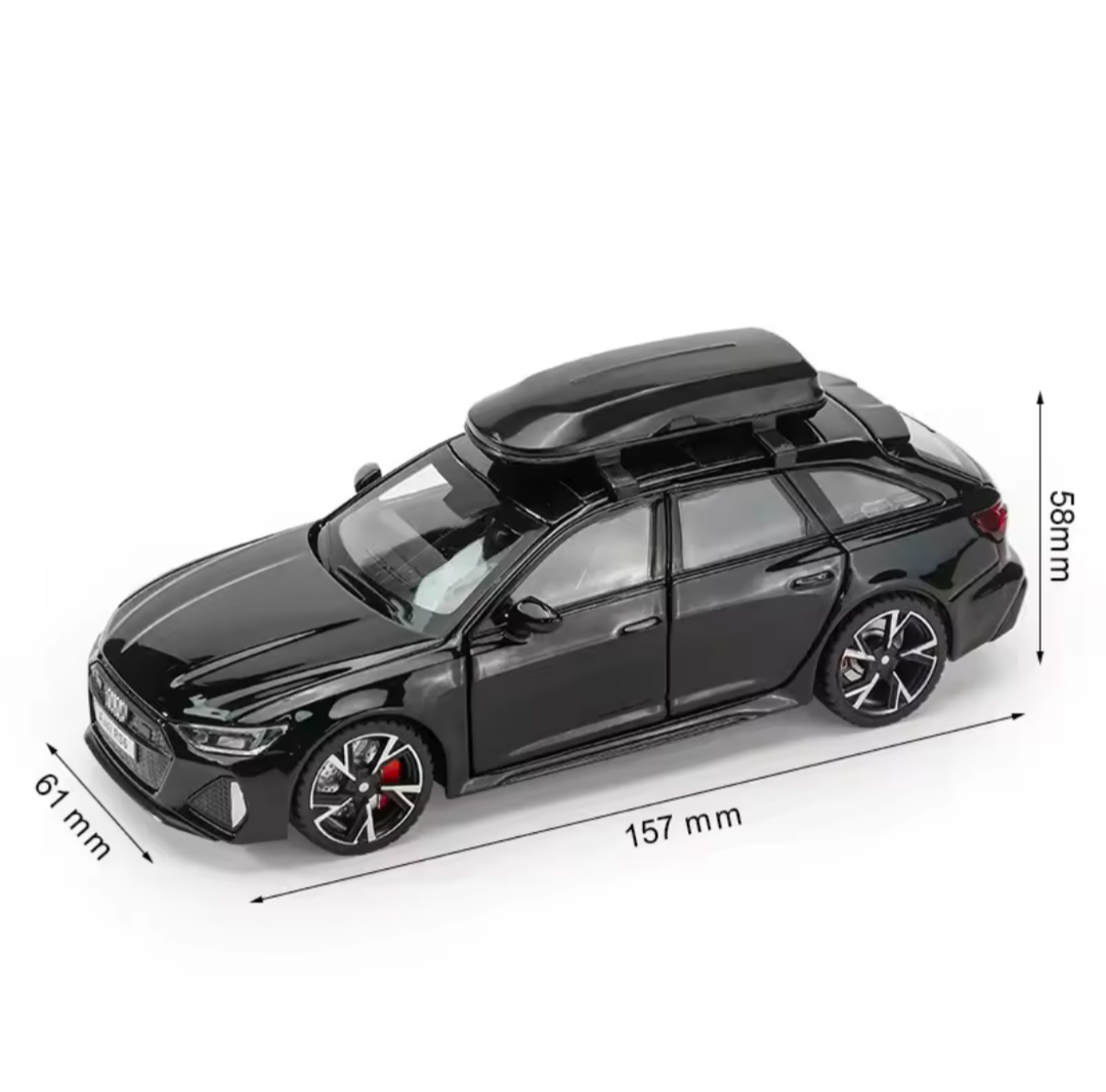 Audi RS6 Auto Modellauto Sammlerstück Spielzeug detailgetreu Maßstab 1:32