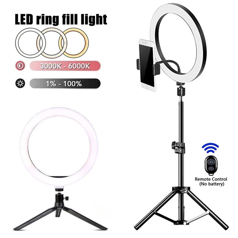 Ringlicht LED Selfie Ring Influencer Licht Gesicht Beleuchtung Helle Ring Lampe