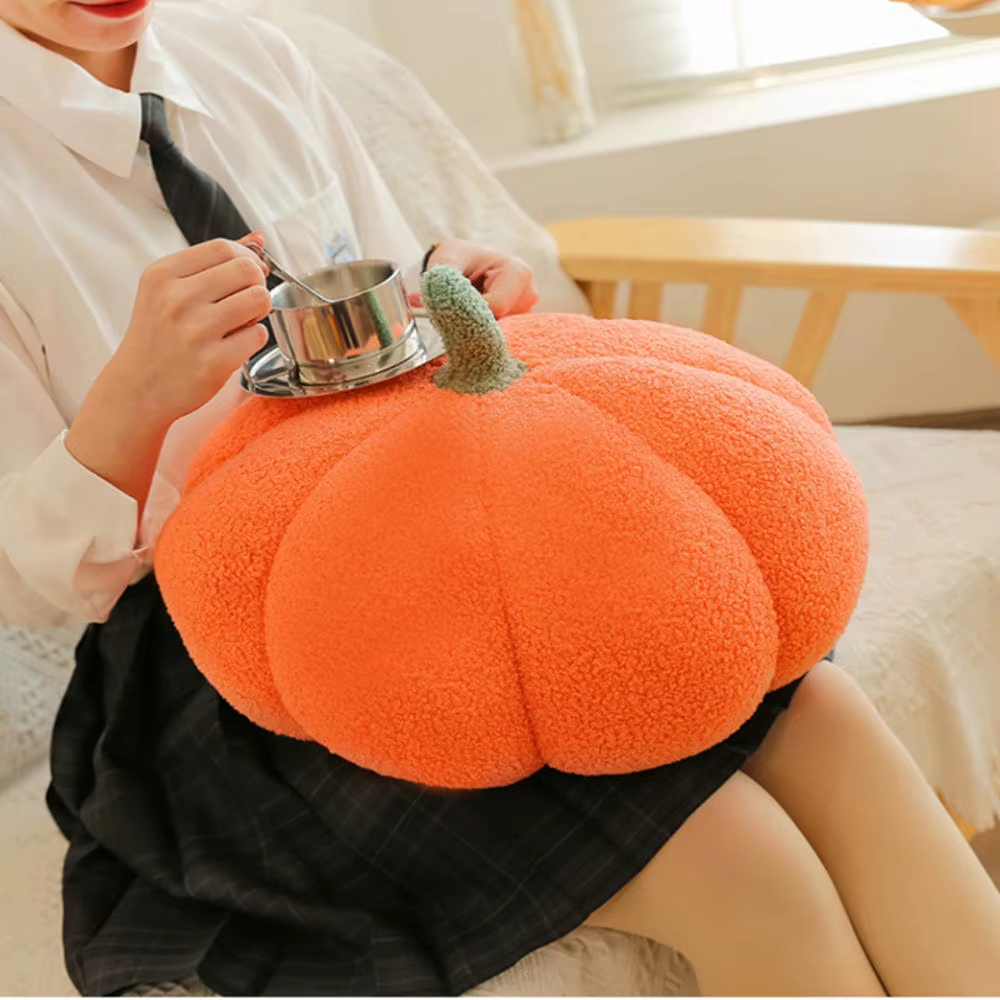 HABO 20cm Kürbis Kissen Herbst Halloween Kuscheltier Plüsch Dekoration Stofftier