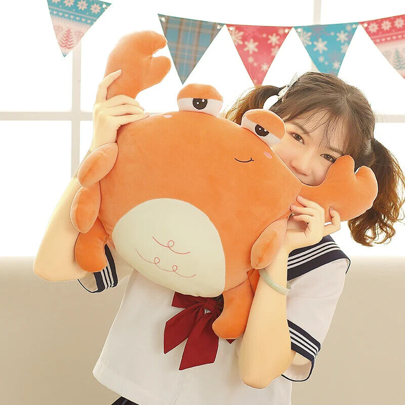 Kawaii-Plüschspielzeug Kuscheltier Geburtstag Geschenke Wals, Gans, Krabbe, Löwe