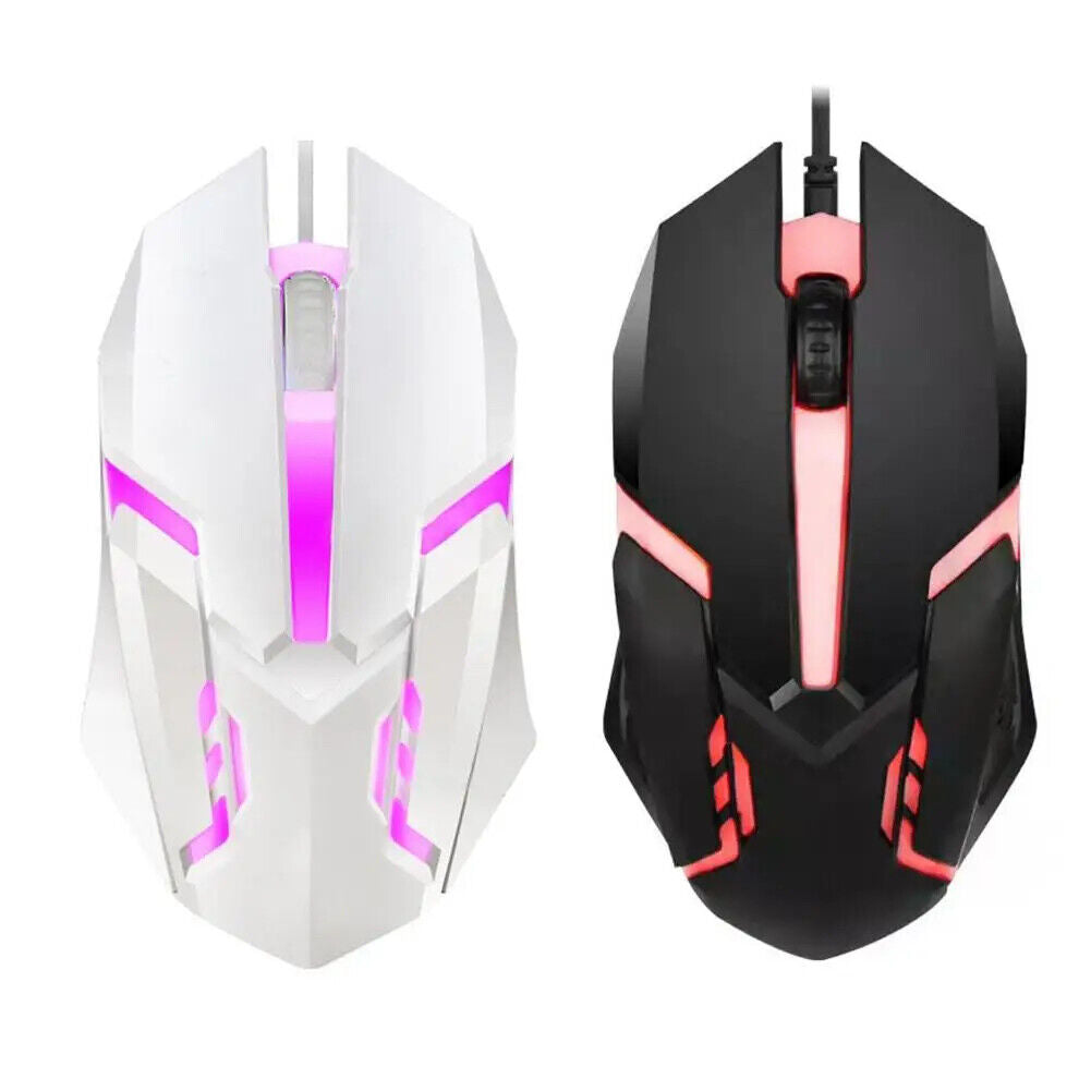 Gaming Maus Professionelle RGB Maus für Videospiele kabelgebunden 1000 Dpi 