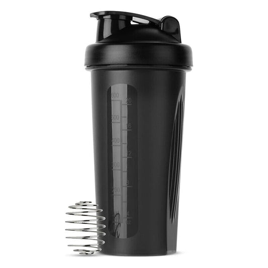 HABO 600Ml Shaker Flasche Protein Gym Fitnessstudio Fitness Sport Schwarz