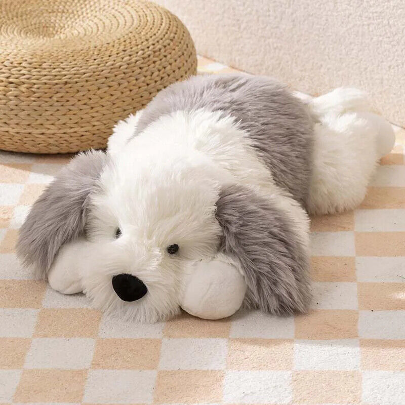 Riesiges Plüschtier, Großer Schlafender Hund weiches Plüschkissen Kinder