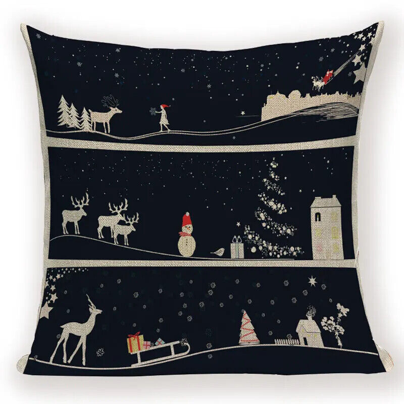Weihnachtliche Kissenbezüge Weihnachtsdekorationen Kissen Christmas Geschenk