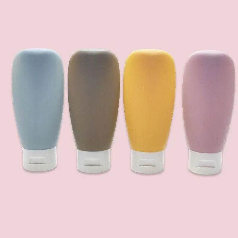HABO 60ml Reise Flaschen Set Tube Koffer Silikon Tube Shampoo Kosmetik Klein 