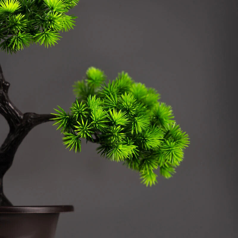 HABO 27 Cm Künstlicher Bonsai Pinien Baum Dekoration Einrichtung Tisch Deko