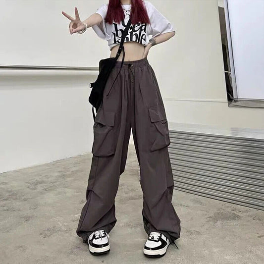 Lässige Jogger Hose Haushose Frauen Baggy Hose Streetwear Oversize Jogginghose