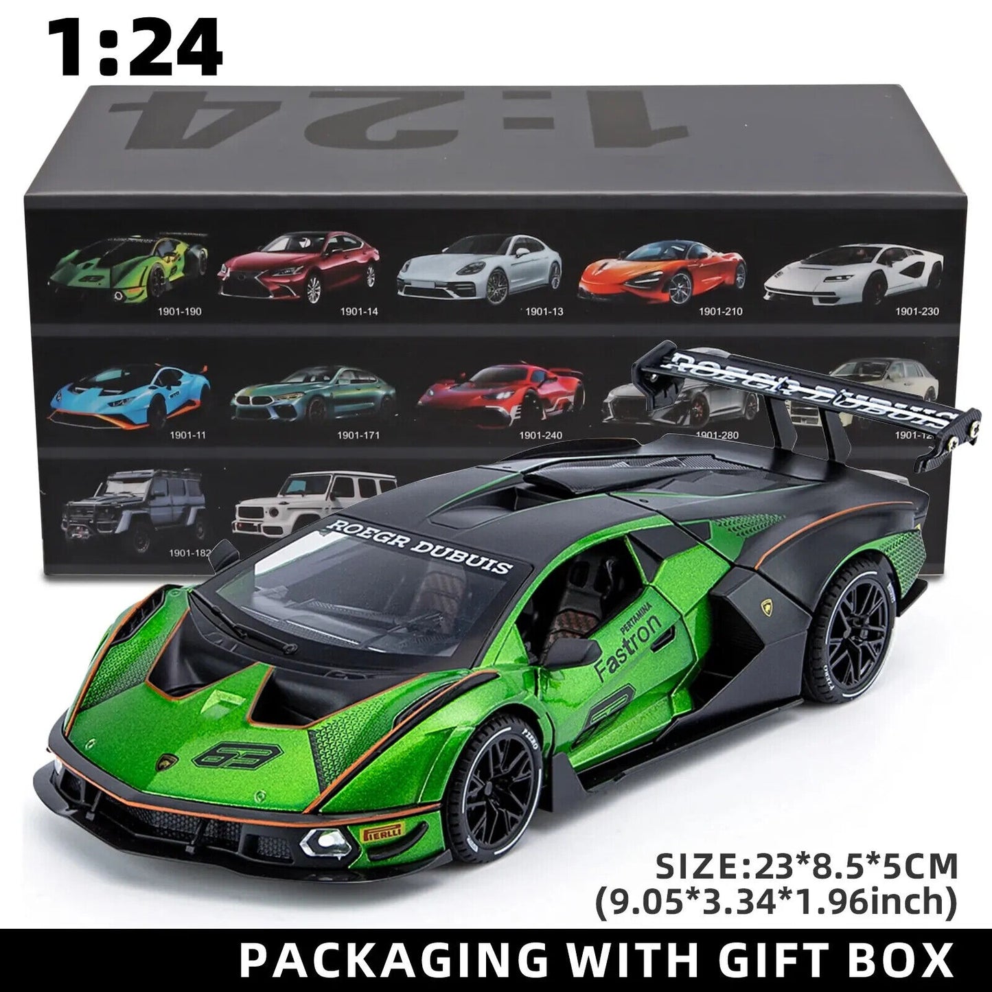 Lamborghini Modell Auto Maßstab 1:24 detailgetreu Ton und Lichteffekte