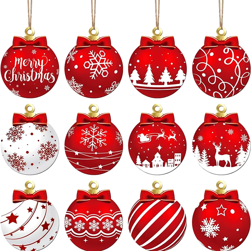 HABO Christbaum Kugeln Weihnachtsdekoration Weihnachtsbaum Anhänger Ornamente 