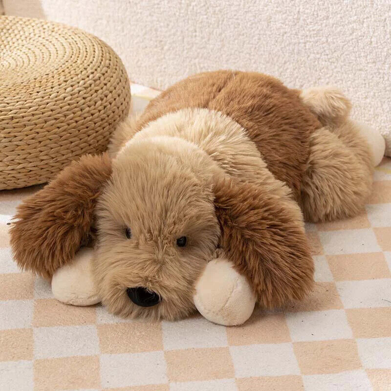 Riesiges Plüschtier, Großer Schlafender Hund weiches Plüschkissen Kinder