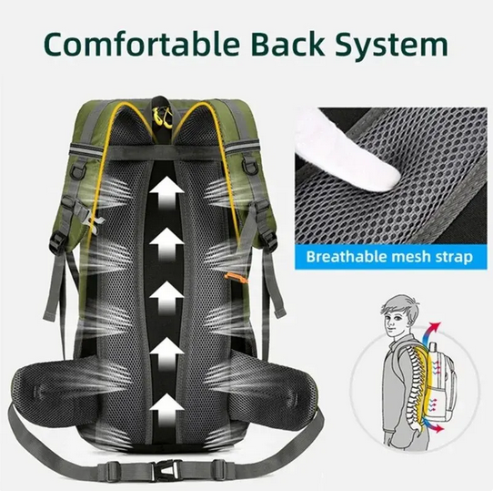 Rucksack 50L 50 Liter Reiserucksack Wanderrucksack leicht bequem Outoor