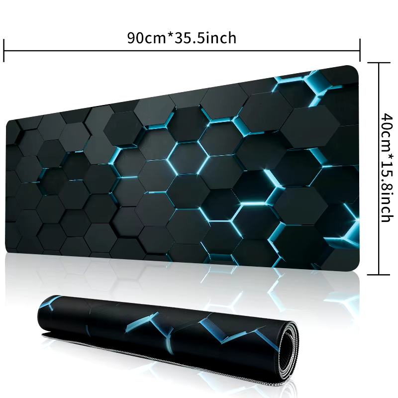 Mauspad Gaming Mauspad futuristisches Design casual Schreibtisch Xxl rutschfest