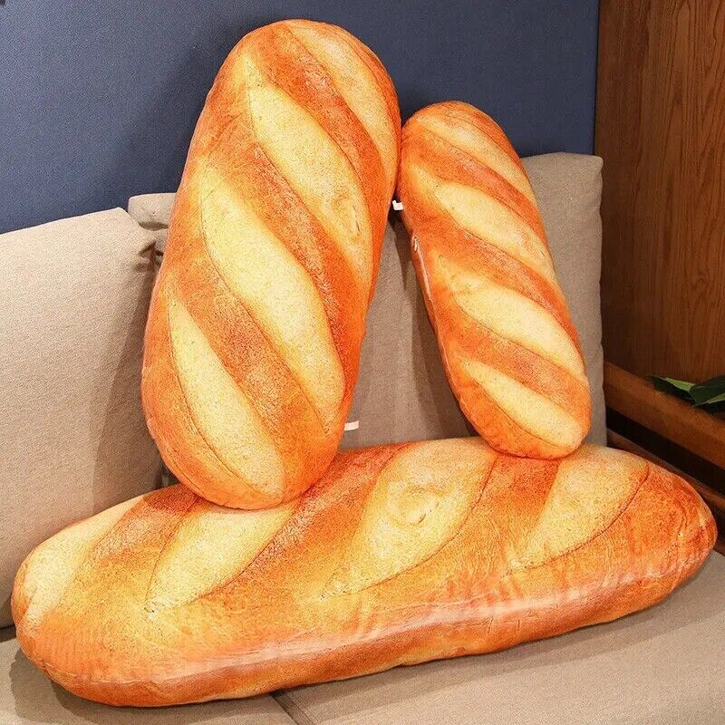 Baguette Plüschtier 70cm Riesig Groß Stofftier Französisch Geschenk Realistisch
