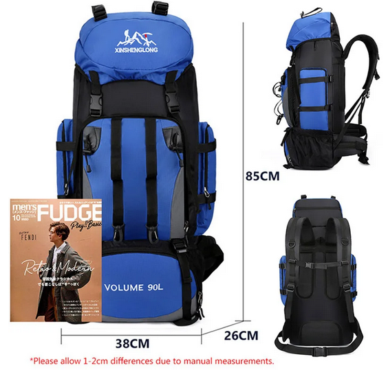 Rucksack 90L 90 Liter Reiserucksack Wanderrucksack leicht bequem Outoor