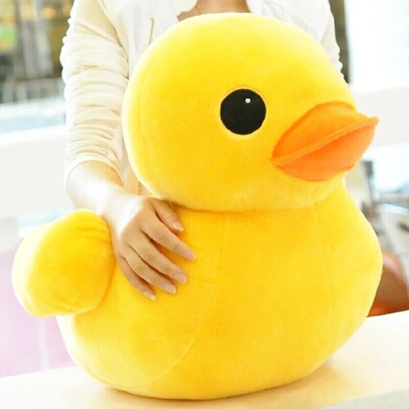 Gelbe Ente Plüsch 50cm Groß Kuscheltier Kinder Geschenk Badeente Riesig Stofftie