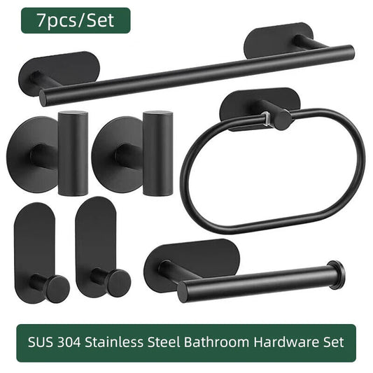 HABO Badezimmer-Hardware-Set aus Edelstahl 304 Gebürstetes Nickel Handtuchhalter