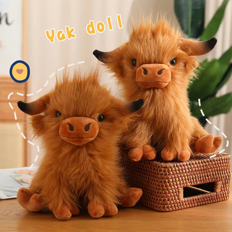 HABO 27Cm Highland Kuh Ochse Kuscheltier Plüschtier Schottland Geschenk Kinder 