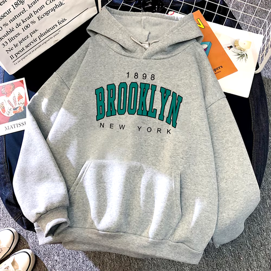 HABO Brooklyn Hoodie Männer Damen Kinder Sweatshirt New York Retro Streetwear 