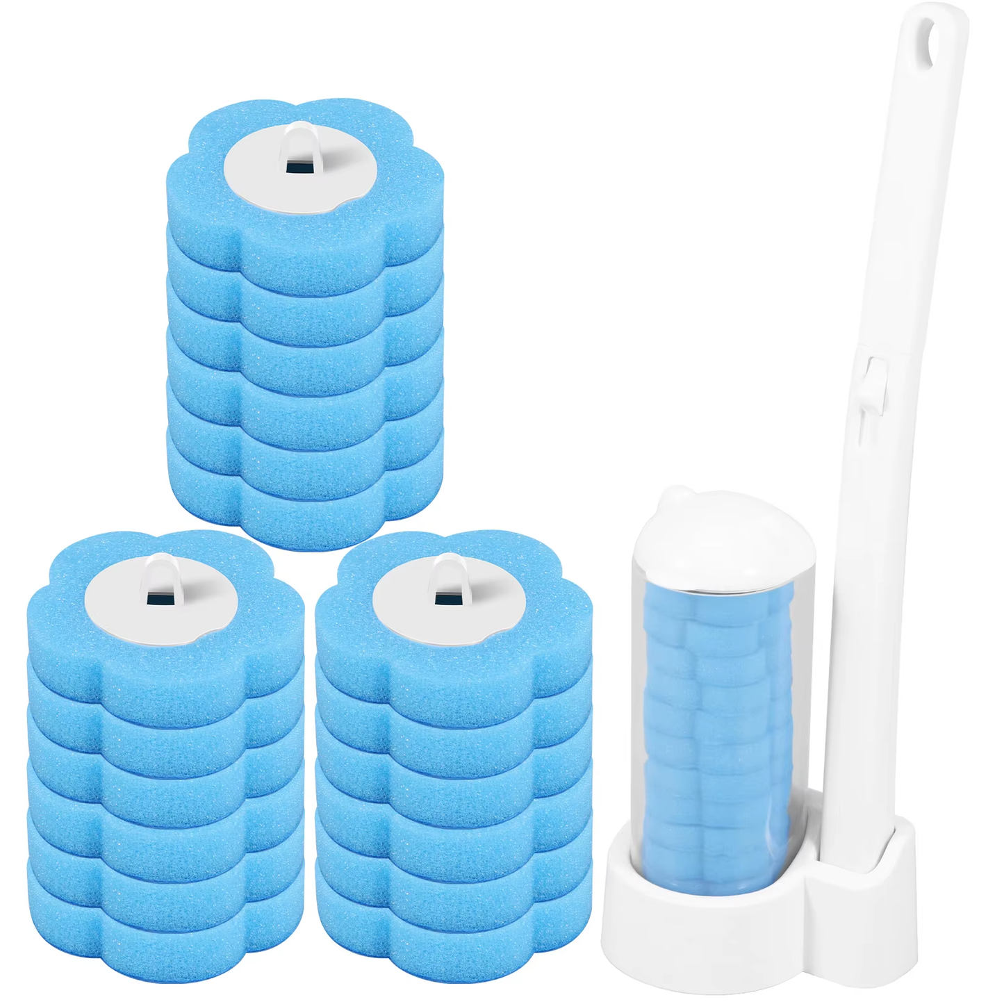 HABO 18/36-Teiliges Toilettenbürsten-Set mit Wandmontage Reinigungswerkzeug
