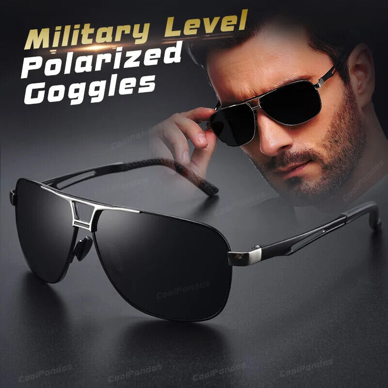 Piloten Brille Herren-Sonnenbrille Uv-Schutz Business Casual Sonnenbrille