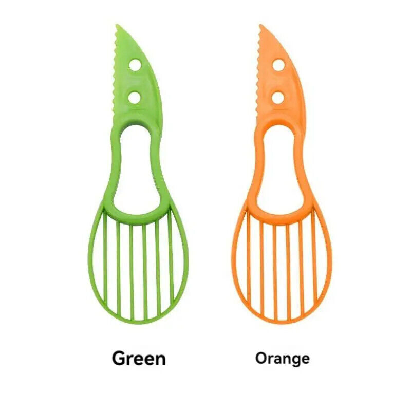 HABO 3-in-1 Avocado Slicer Cutter und Zellstoff Separator für Obst und Gemüse
