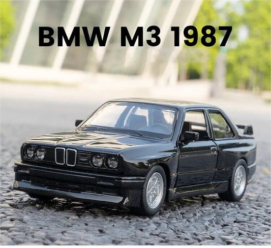 BMW M3 1987 1:36 Modell Spielzeug Sammler Metall Auto Kinder Weiß Schwarz