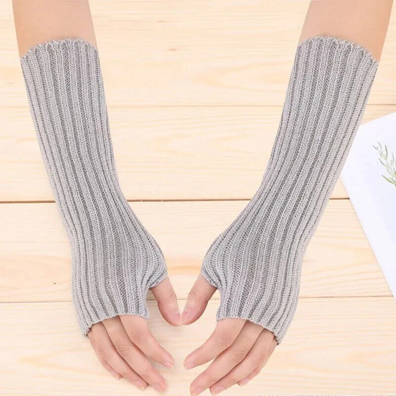 HABO 30 Cm Fingerlose Handschuhe Hand Stulpen Frauen Winter Warm Gestrickt Korea