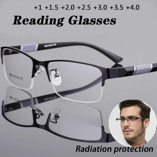 HABO Trend Lesebrille – Hochwertige Halbrahmen Lesebrille für Männer & Frauen