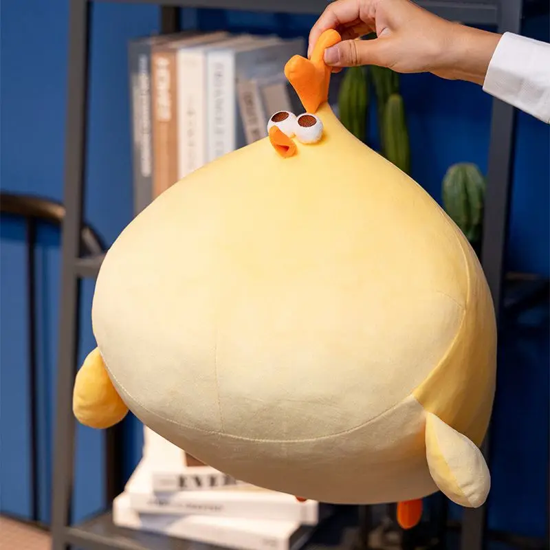 Squishy Gelb Küken Puppe Gefüllte Fettsäuren Weiche Huhn Tier Plüsch Spielzeug E