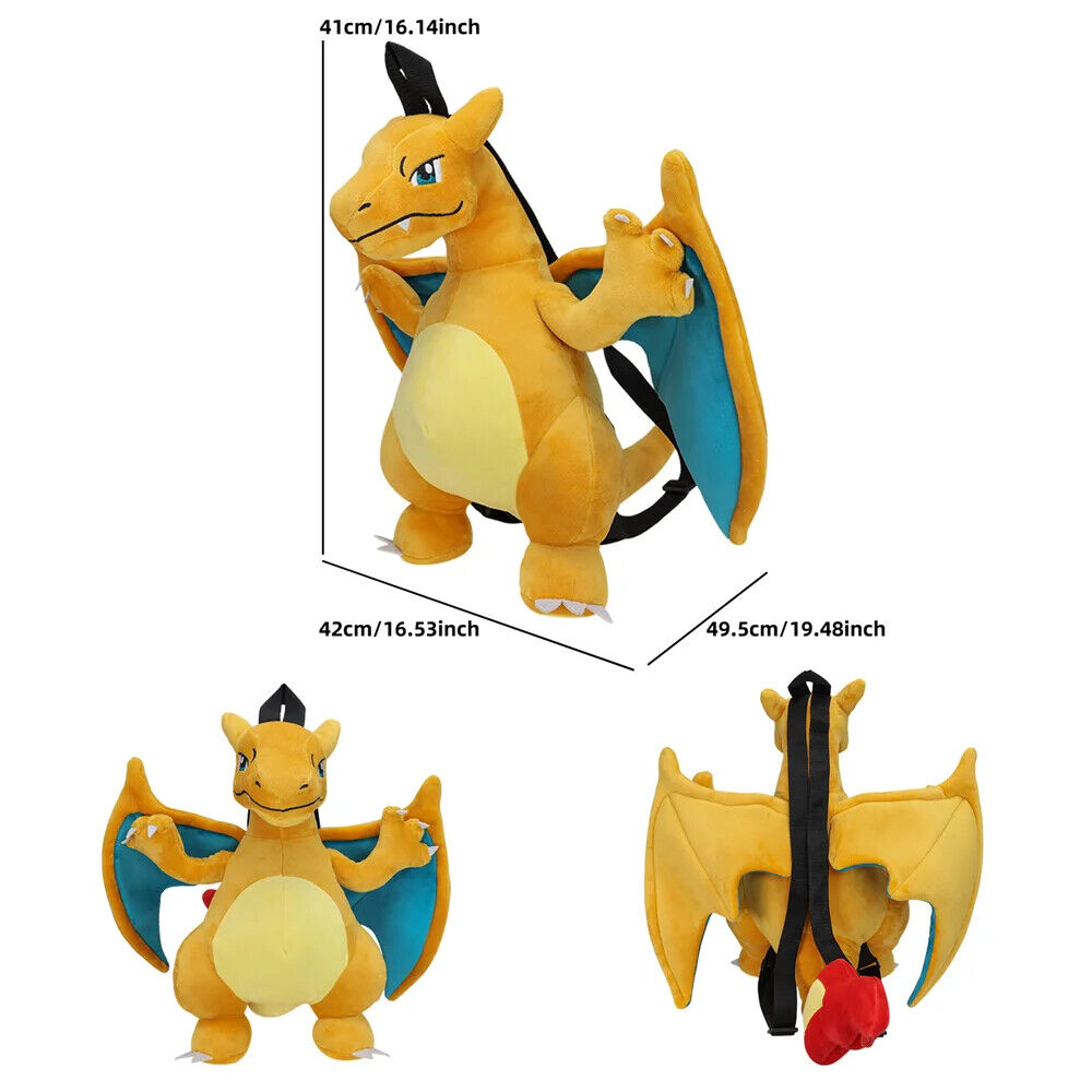 Pokemon Pikachu Snorlax ... Plüschrucksack weicher niedlicher Rucksack Pokemon
