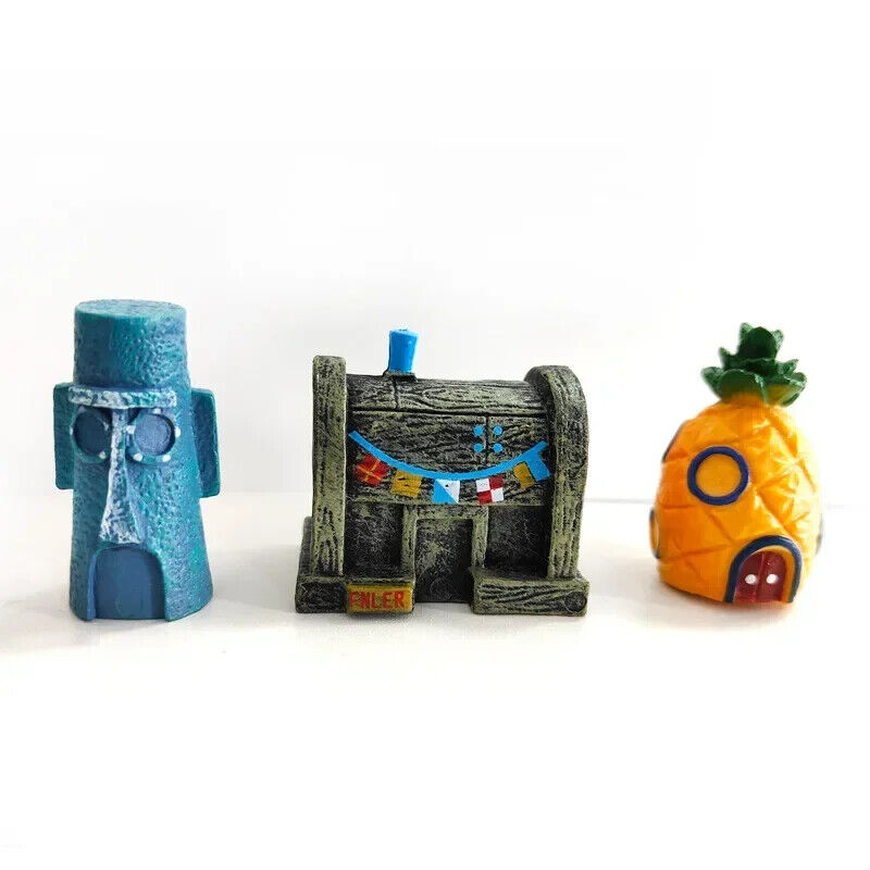 HABO Aquarium Dekoration – Cartoon Ananas Haus für Aquarium Landschaftsbau