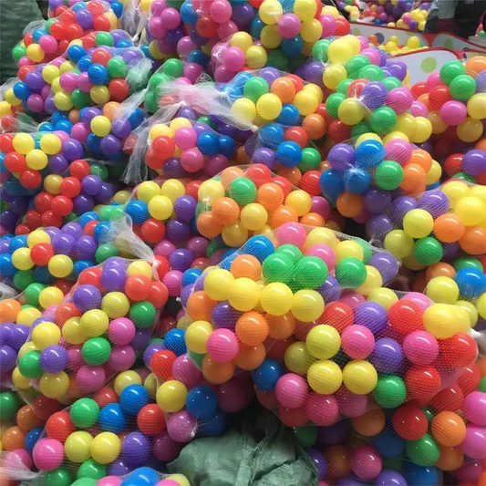 HABO 100 Stück Bälle Für Bällebad KInder Geschenk Spielzeug Ball Bunt 