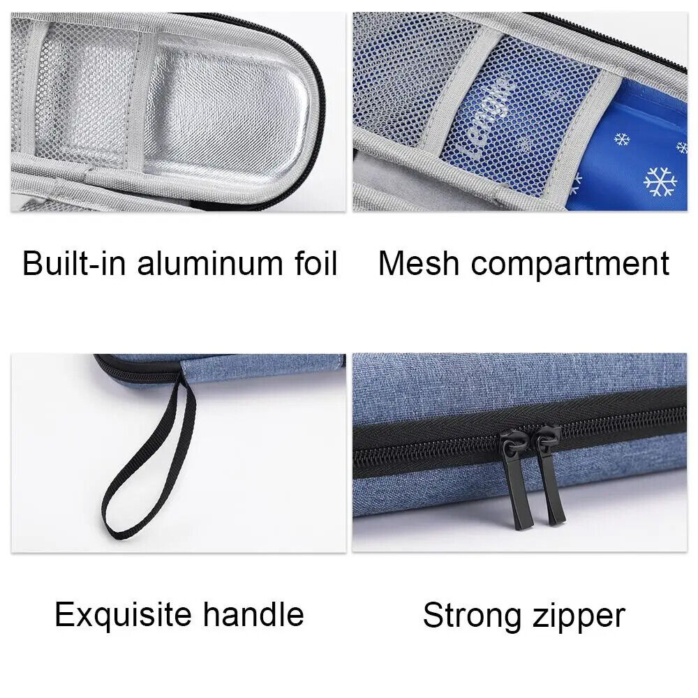 HABO Insulin-Kühltasche für Reisen - Medikamenten-Transportbeutel