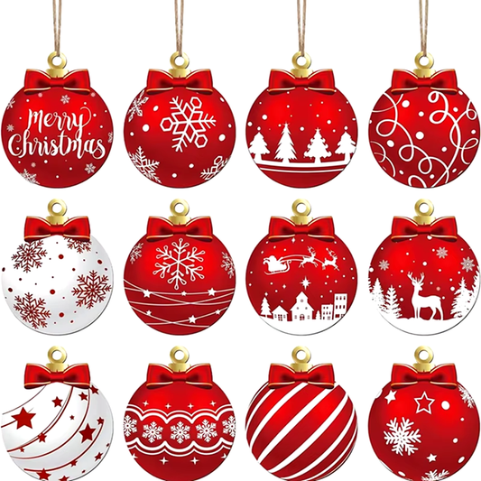 HABO Christbaum Kugeln Weihnachtsdekoration Weihnachtsbaum Anhänger Ornamente 