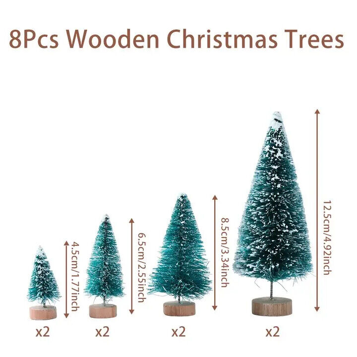 Künstlicher Mini-Weihnachtsbaum Aus Holz Dekoration Weihnachten Tischdekoration